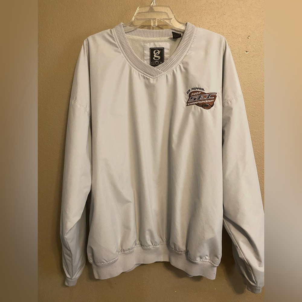 SEC Dr Pepper 2002 Championship Pullover Wind Water Resistant Pullover